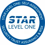 Cloud Security Alliance STAR Level 1 security badge