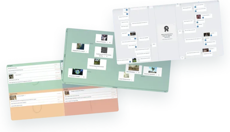 GroupMap template library showing 130+ templates and map styles