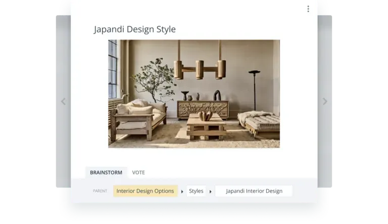 GroupMap idea enriched with images, files and links