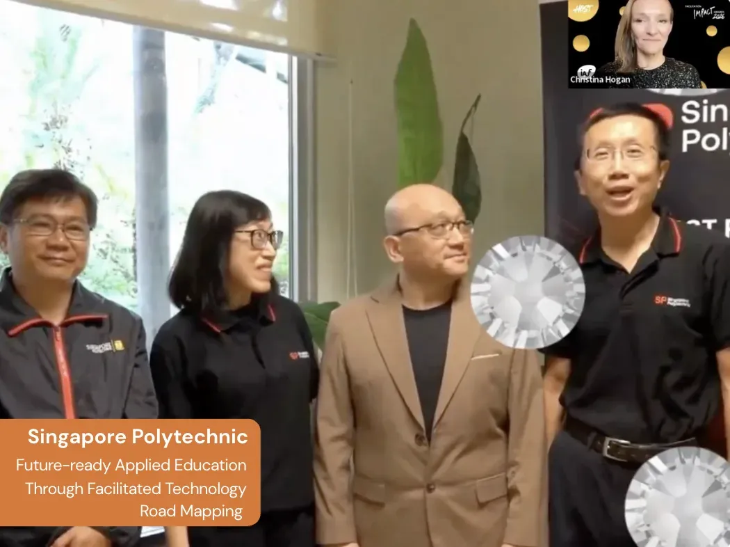 Singapore Polytechnic facilitators recognized at the IAF Facilitation Impact Awards ceremony