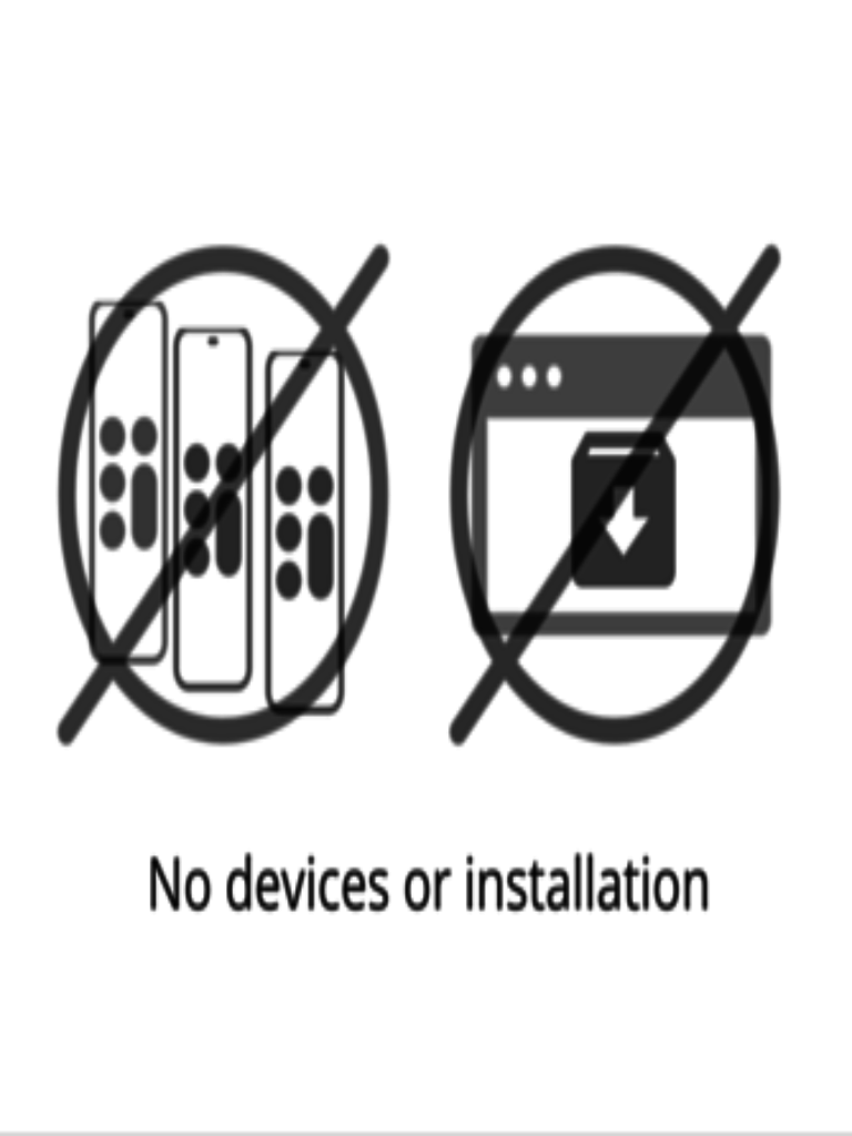 No devices or instllation audience response system