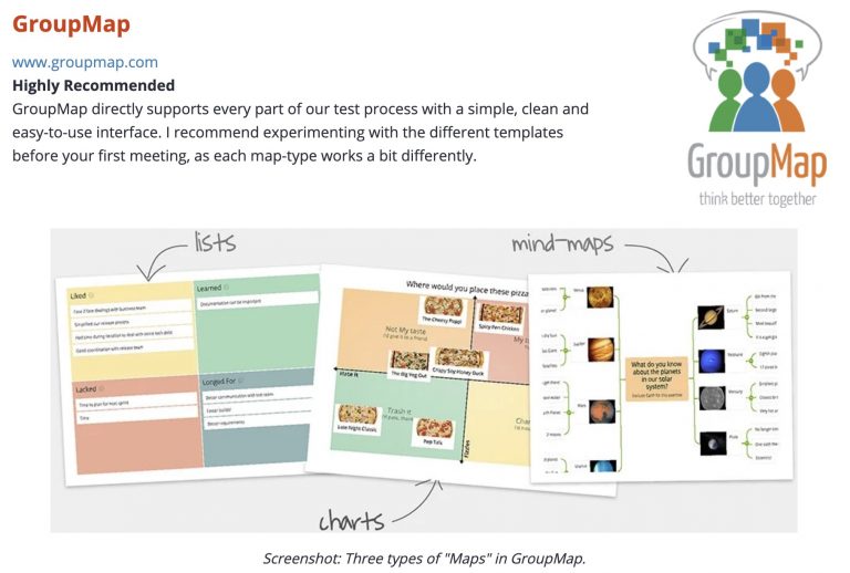 GroupMap Online Brainstorm Tool in Lucid Meetings