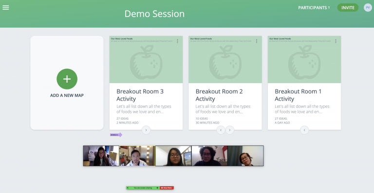 Breakout Rooms GroupMap and Zoon