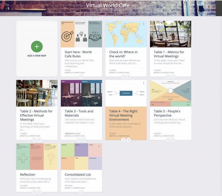 Virtual Events World Cafe