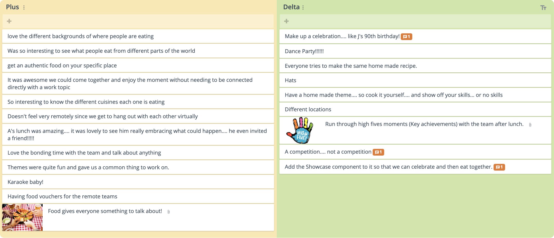 groupmap-template-Plus Delta Retrospective-with ideas-img